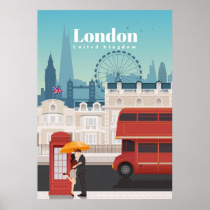 Travel Art Travel To London England Poster