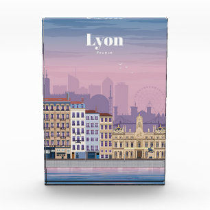 Travel Art Travel To Lyon France Photo Block