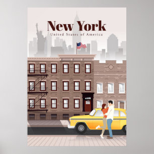 Travel Art Travel To New York City Poster