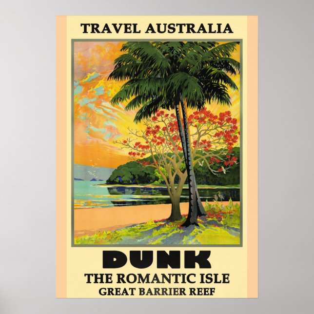 Travel Australia, Dunk Island, Poster (Front)