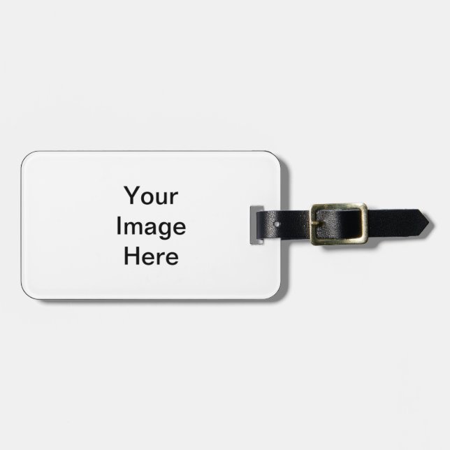 Travel Bag Tags Template (Front Horizontal)