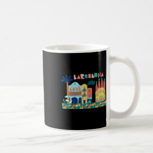 Travel Barcelona Spain Europe Spanish Family Vacat Coffee Mug