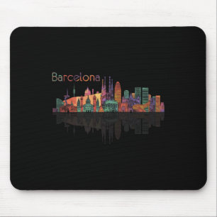 Travel Barcelona Spain Europe Spanish Family Vacat Mouse Mat