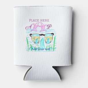 Travel beach summer add name letter place dolphins can cooler