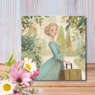 Travel Birthday Bridgeton Woman Romantic Chic Card