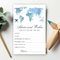 Travel Bridal Shower Advice and Wishes
