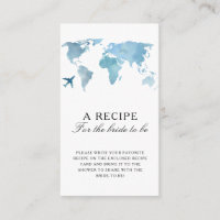 Travel Bridal Shower Recipe for the bride to be