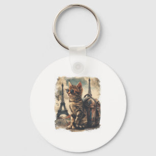 Travel Buddy Cat Key Ring