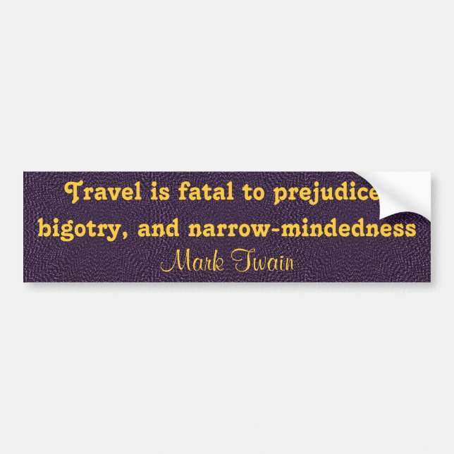 travel bumper sticker (Front)
