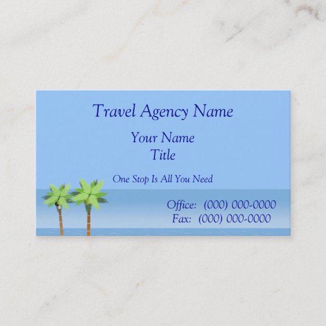 Travel Business Card (Front)