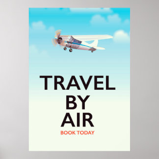 Travel By Air travel poster