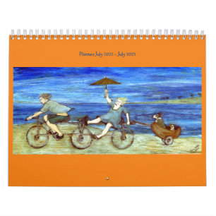 Travel By Tandem Bicycle Planner Calendar