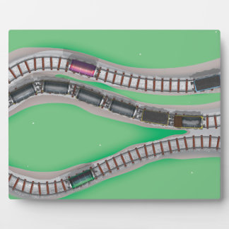 Travel By Train Plaque