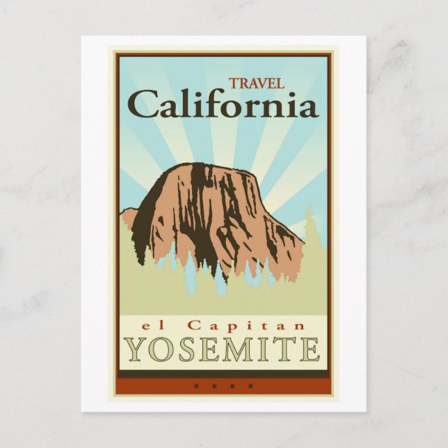 Travel California Postcard (Front)