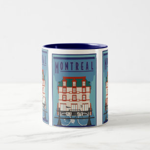 TRAVEL-Canada-Montreal Two-Tone Coffee Mug