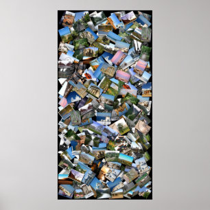 travel collage poster