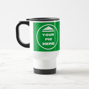 Travel/Commuter Mug - Add Your Image - White