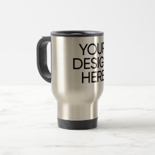 Travel/Commuter Mug Stainless Steel 15oz