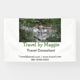 Travel consultant company add name email websphone banner