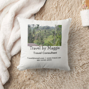 Travel consultant company add name email websphone cushion
