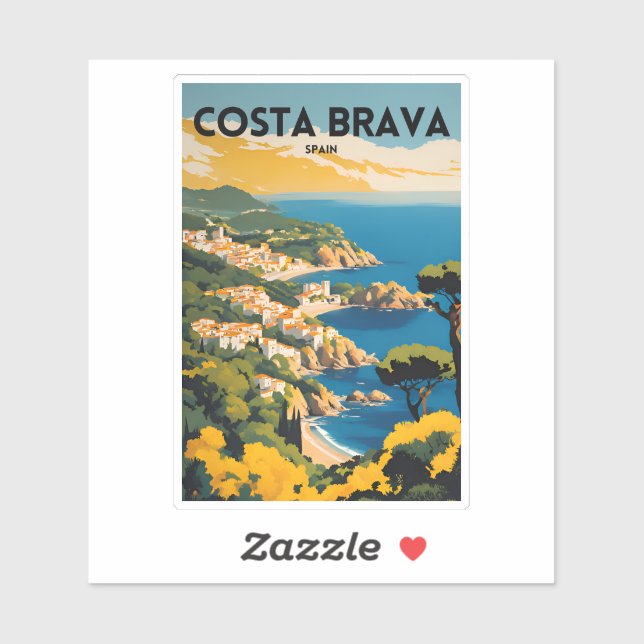 Travel Costa Brava Spain (Sheet)