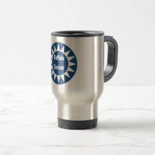 Travel cup steel BUFFALO SOCCER
