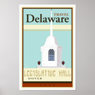 Travel Delaware Poster