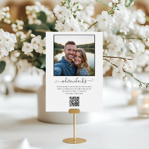 Travel Destination Photo Sharing QR Code Table Number