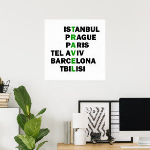 travel destinations poster