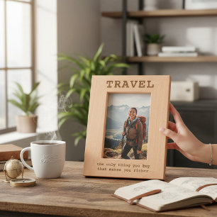 Travel Dictionary Definition Typography Etched Frames