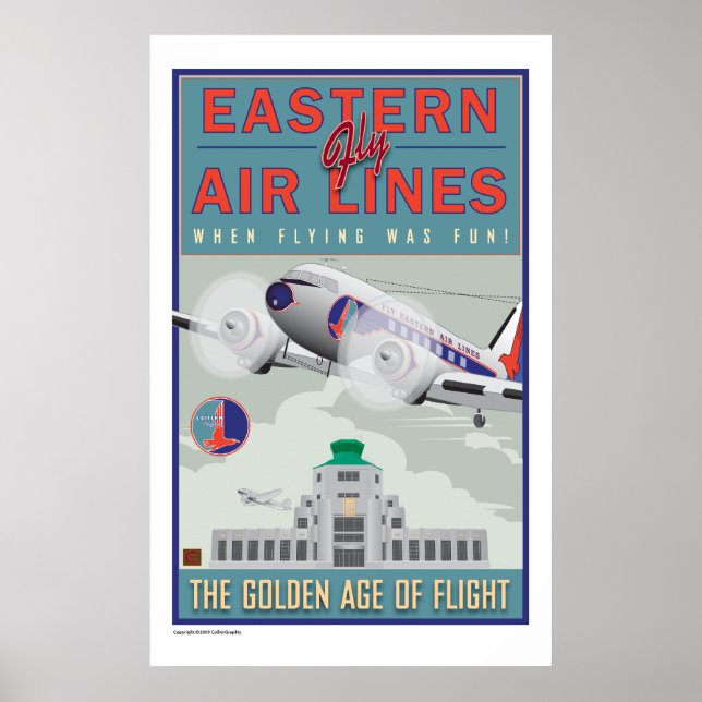 TRAVEL-Eastern Air Lines Poster (Front)