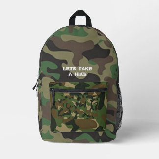 Travel Essentials Printed Backpack