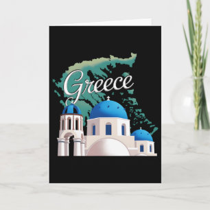 Travel Europe Greece Athens Santorini Crete Greek Card
