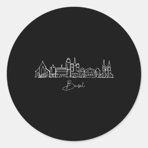 Travel Europe Switzerland Sel Alps Mountains Vacat Classic Round Sticker