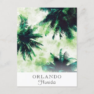 *~* Travel Exotic AP25 Personalise -  Palm Leaf .  Postcard
