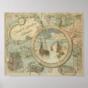 Travel, Exploration and Adventure Poster