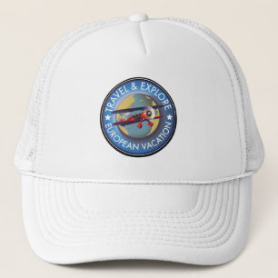 Travel & Explore European Vacation Trucker Hat