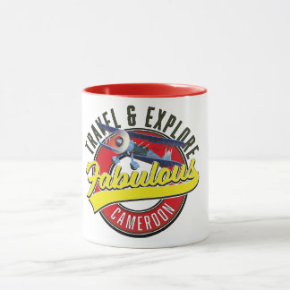 Travel & Explore Fabulous Cameroon logo Mug