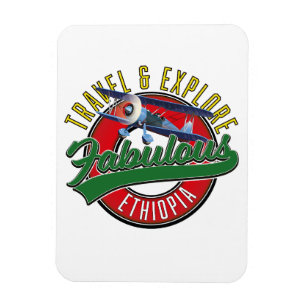 Travel Explore Fabulous Ethiopia logo Magnet