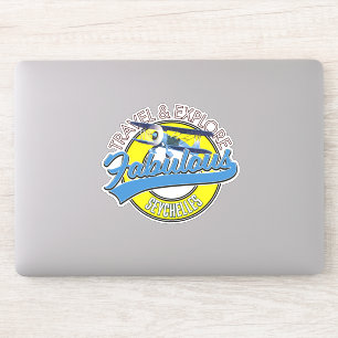 travel explore fabulous Gibraltar logo Sticker