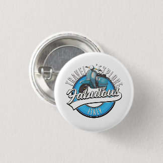 Travel Explore Fabulous Italy 3 Cm Round Badge