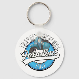 Travel Explore Fabulous Italy Key Ring