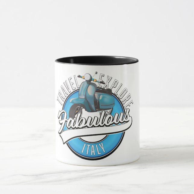 Travel Explore Fabulous Italy  Mug (Center)