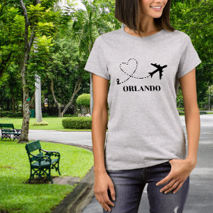 Travel Family Vacation Aeroplane & Custom Locatio T-Shirt