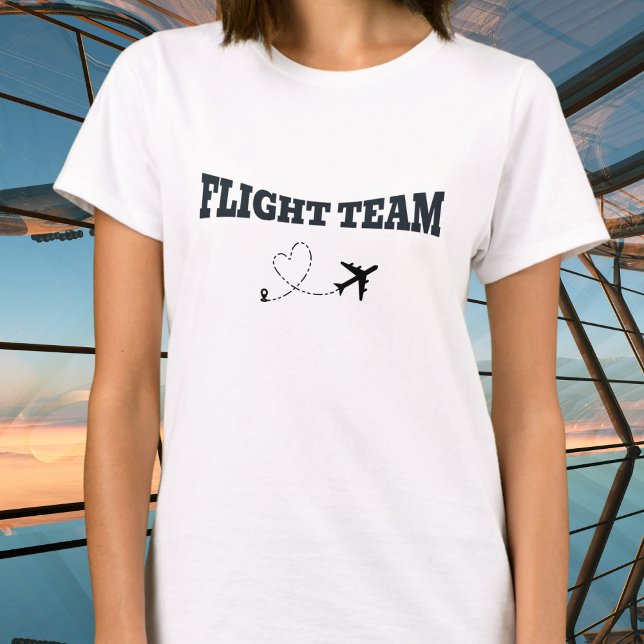  Travel Family Vacation Black Flight Team Aeroplan T-Shirt (Creator Uploaded)