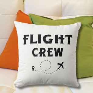 Travel Flight Crew Aeroplane Flying Modern Vacatio Cushion