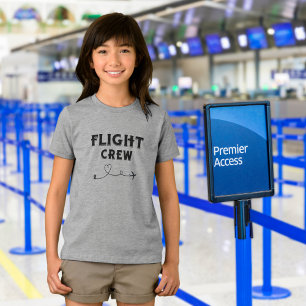 Travel Flight Crew Aeroplane Flying Modern Vacatio Tri-Blend Shirt