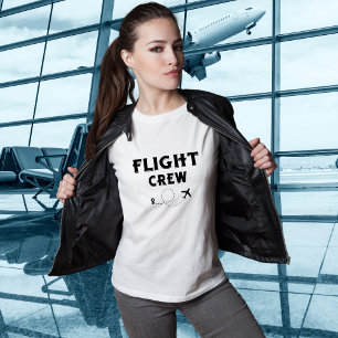 Travel Flight Crew Fun Aeroplane Flying Vacation T-Shirt