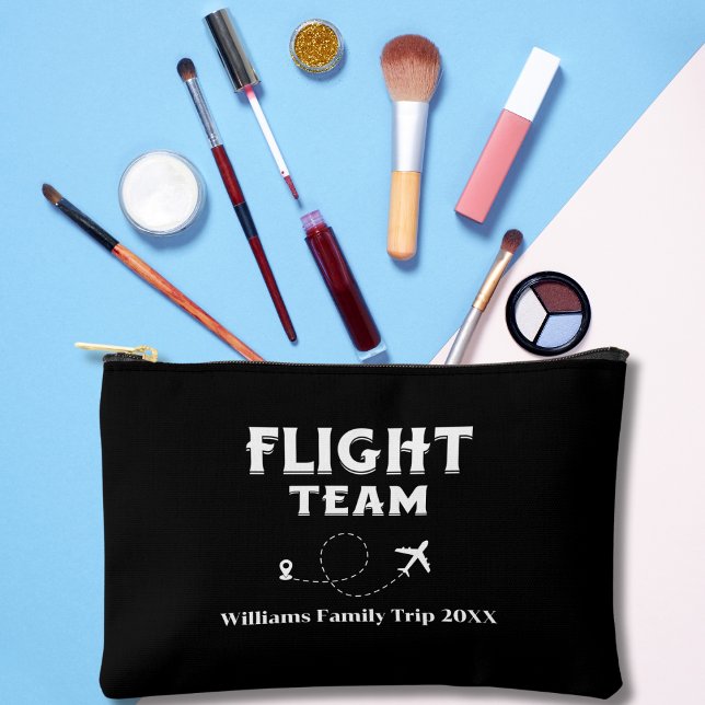 Travel Flight Team Family Vacation Bachelorette Accessory Pouch (Creator Uploaded)