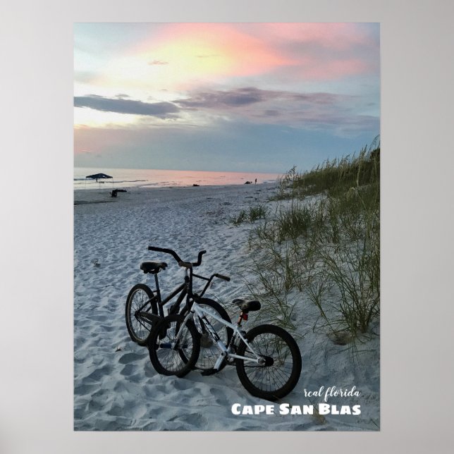 Travel | Florida - Cape San Blas Bicycles Poster (Front)